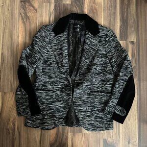 Pink Tartan tweed blazer size 6